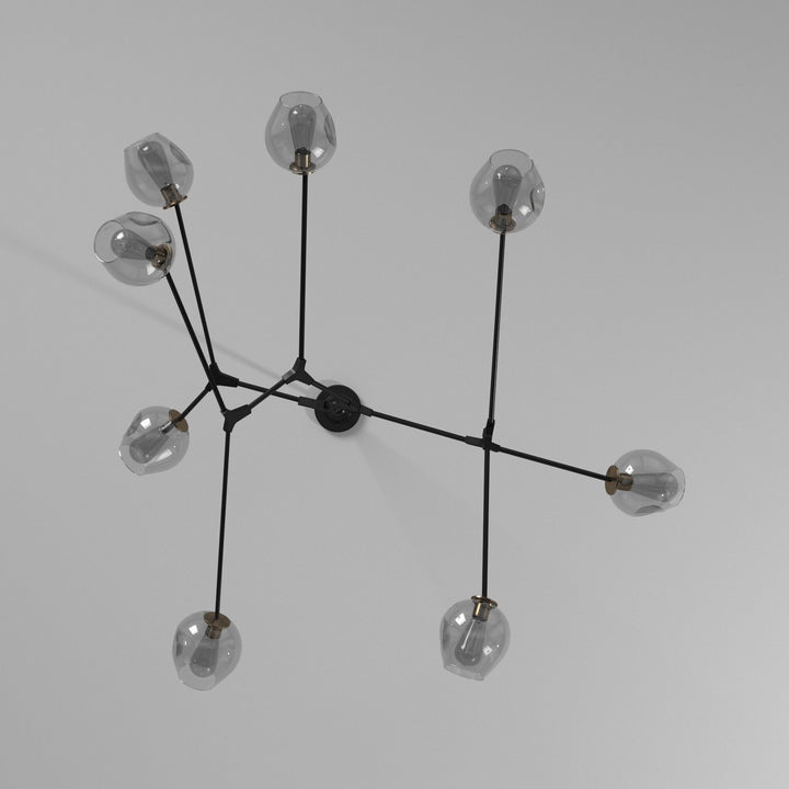 Artcraft Canada - JA14028VB - Eight Light Chandelier - Organic - Vintage Brass