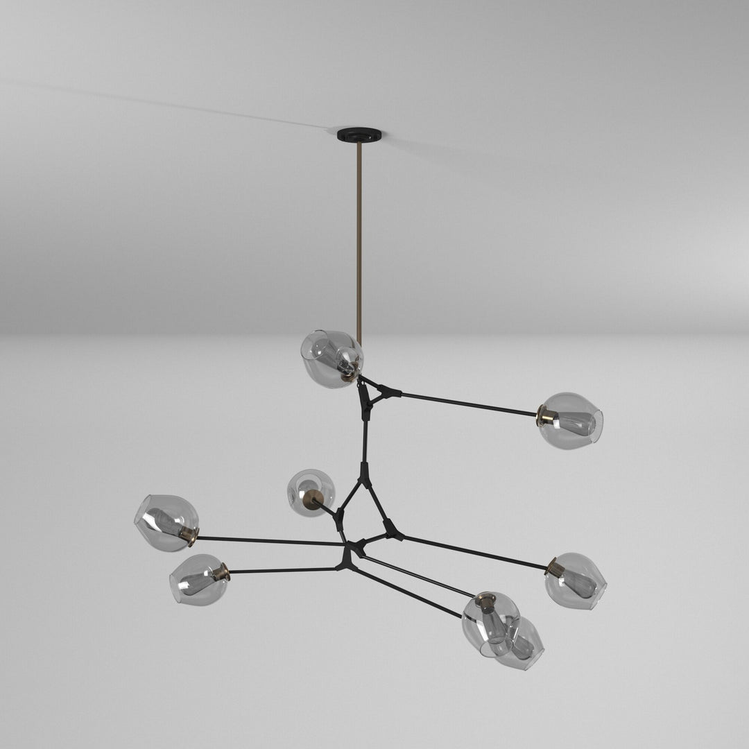 Artcraft Canada - JA14028VB - Eight Light Chandelier - Organic - Vintage Brass