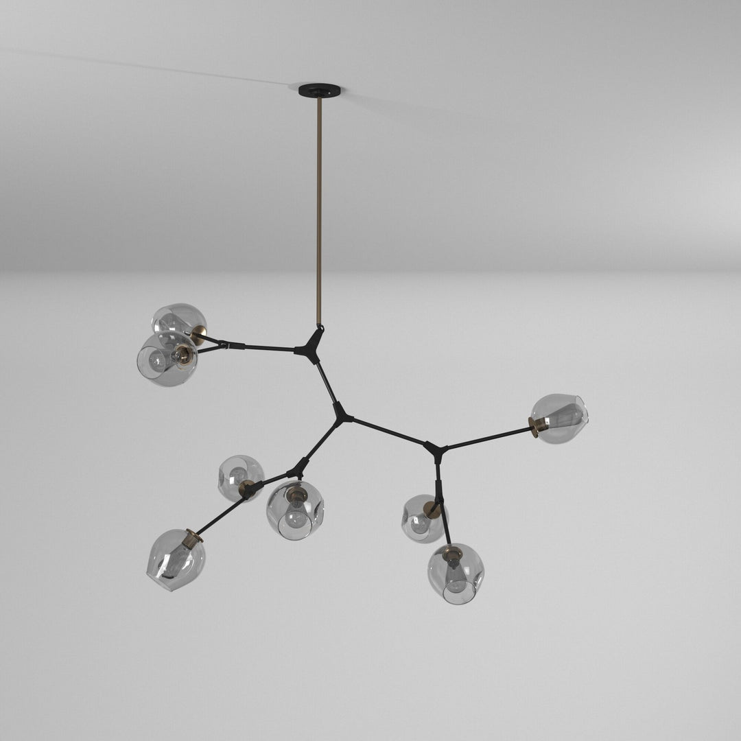Artcraft Canada - JA14028VB - Eight Light Chandelier - Organic - Vintage Brass