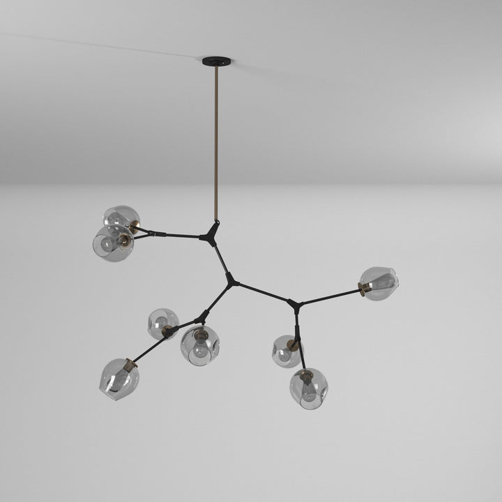Artcraft Canada - JA14028VB - Eight Light Chandelier - Organic - Vintage Brass