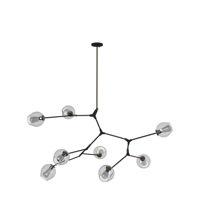 Artcraft Canada - JA14028VB - Eight Light Chandelier - Organic - Vintage Brass