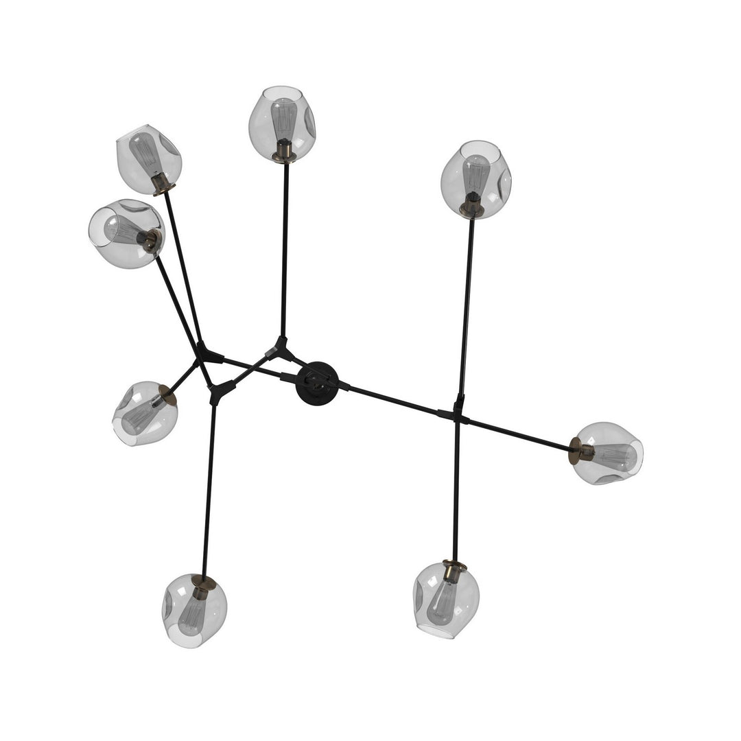 Artcraft Canada - JA14028VB - Eight Light Chandelier - Organic - Vintage Brass