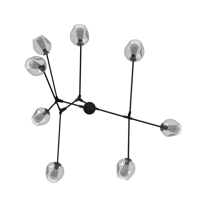 Artcraft Canada - JA14028VB - Eight Light Chandelier - Organic - Vintage Brass