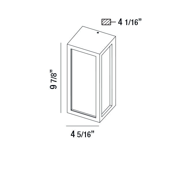 Eurofase Canada - 31580-021 - OUTDR,LED WLLMNT,18W,662LM,GRA - ARCHITECTURAL OUTDOOR - Graphite Grey
