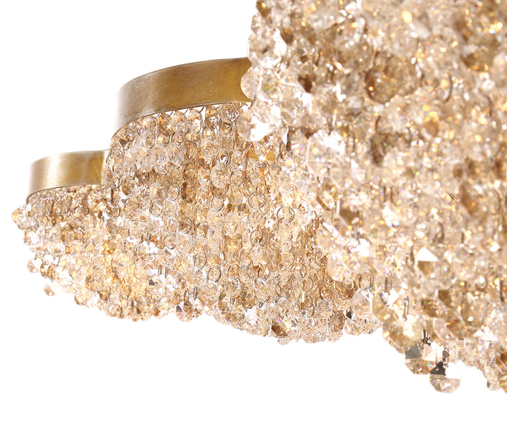 Eurofase Canada - 31831-017 - MONDO-CHD-15LT-59IN-GD - MONDO - Gold