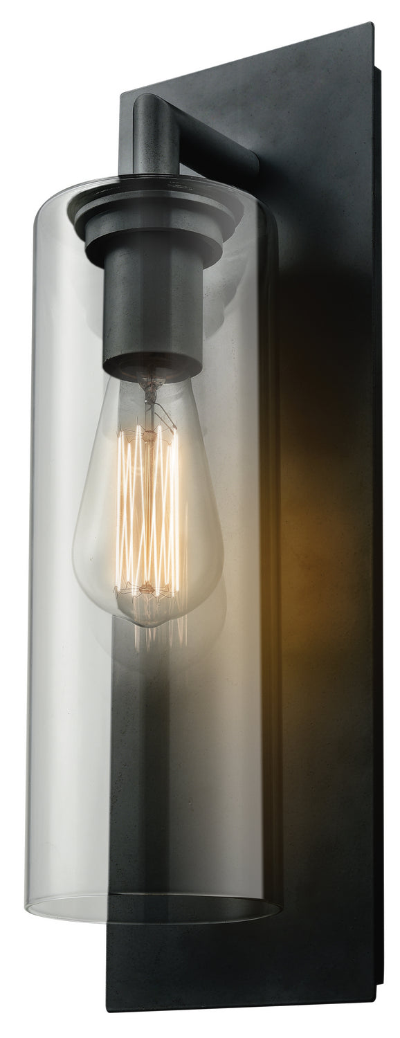 DVI Canada - DVP24772BK-CL - One Light Outdoor Wall Sconce - Barker Outdoor - Black w/Clear Glass