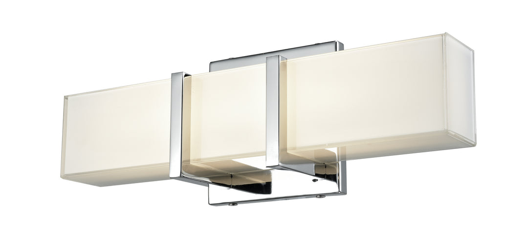DVI Canada - DVP25101CH-SSOP - LED Vanity - Secord Ac Led - Chrome w/Silk Screened Opal Glass
