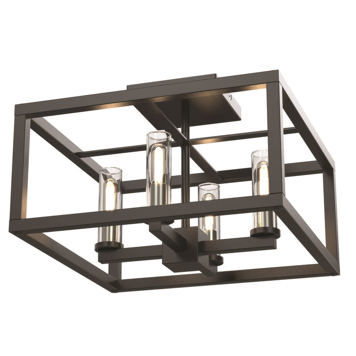 DVI Canada - DVP28112MF/GR-CL - Four Light Semi-Flush Mount - Sambre - Multiple Finishes And Graphite w/Clear Glass