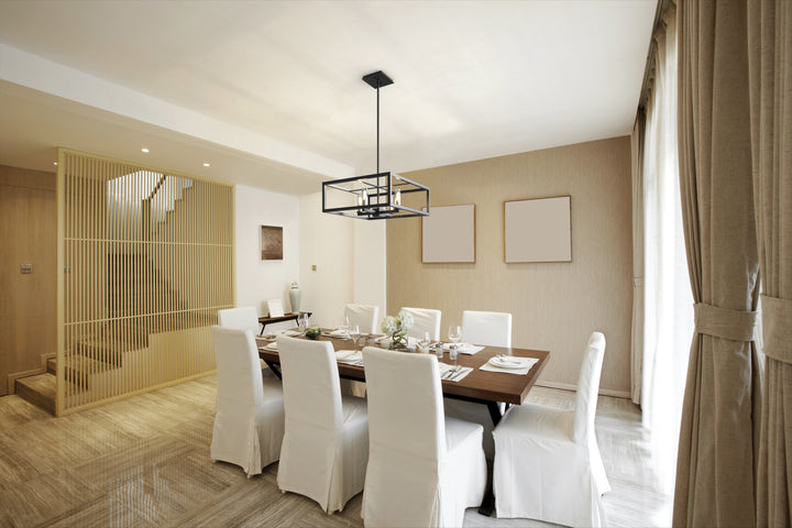 DVI Canada - DVP28120MF/GR-CL - Four Light Pendant - Sambre - Multiple Finishes And Graphite w/Clear Glass