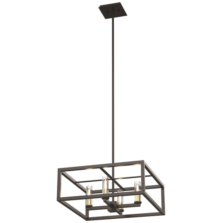 DVI Canada - DVP28120MF/GR-CL - Four Light Pendant - Sambre - Multiple Finishes And Graphite w/Clear Glass