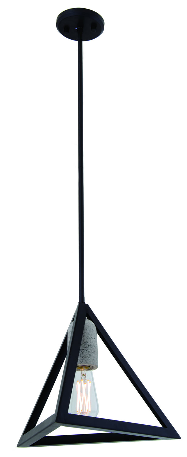 Stone Temple One Light Pendant in Graphite - available from The Lighting Shoppe, trusted by Canadian homeowners