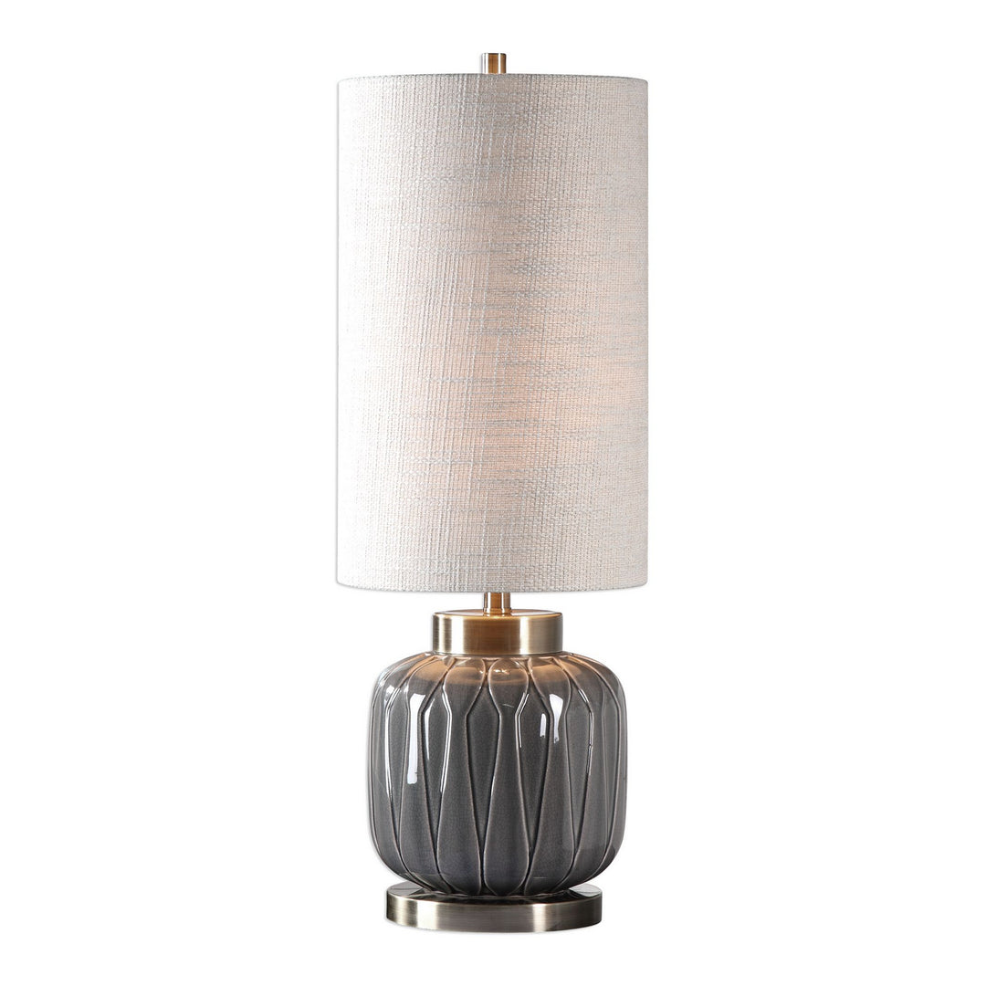 Zahlia One Light Table Lamp in Antique Brass - available from The Lighting Shoppe, trusted by Canadian homeowners