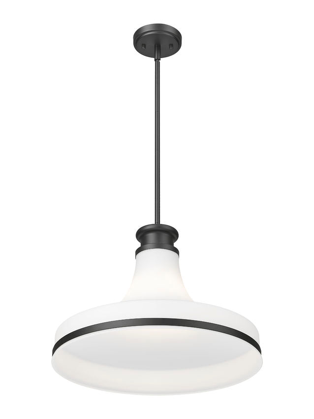 Reznor Matte Black 18" Pendant Z-Lite Canada