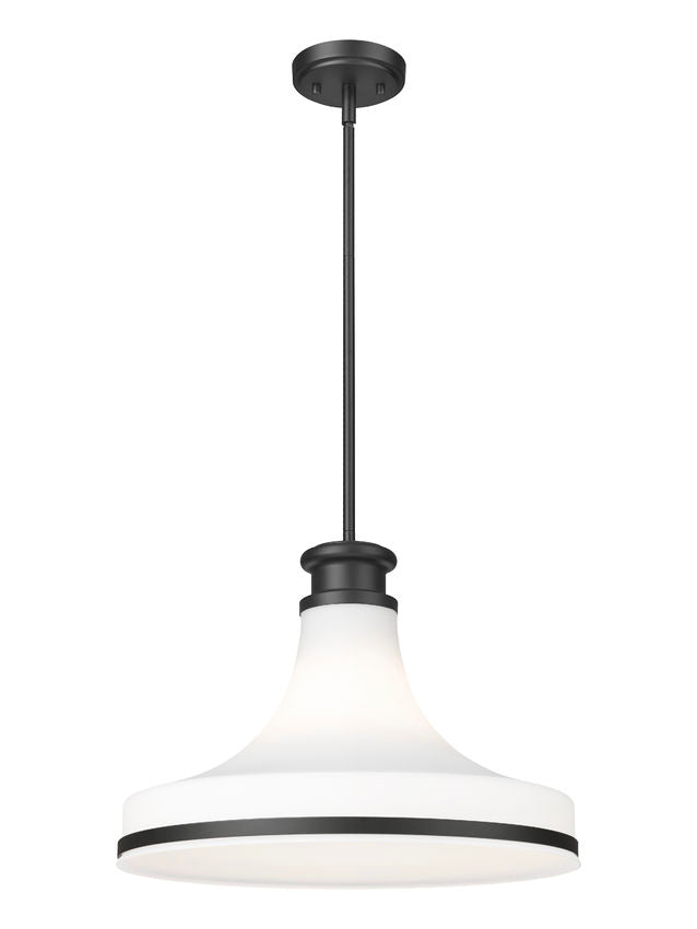 Reznor Matte Black 18" Pendant Z-Lite Canada