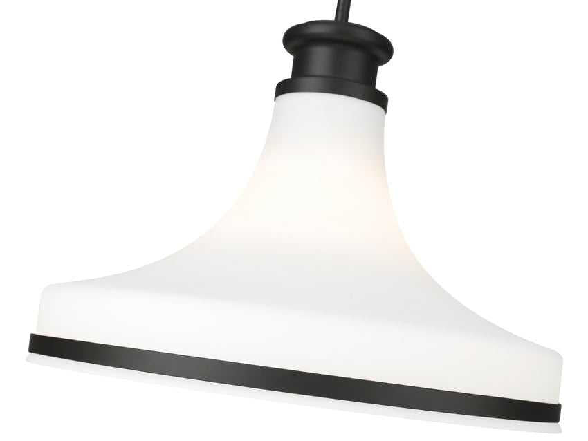 Reznor Matte Black 18" Pendant Z-Lite Canada