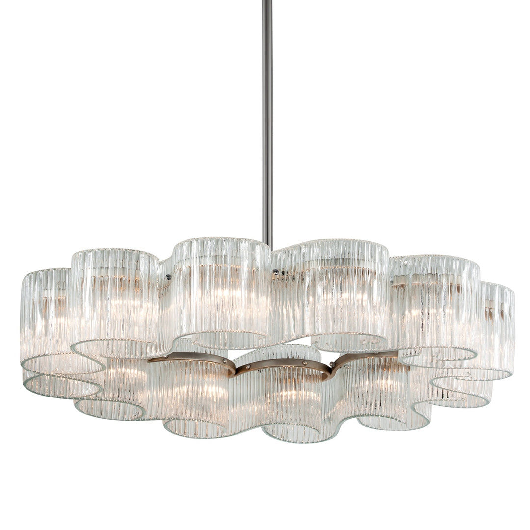 Corbett Lighting Canada - 240-412-WSL - 12 Light Chandelier - Circo - Warm Silver Leaf