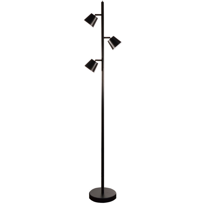 Modern LED Floor Lamp in Black - available from The Lighting Shoppe, trusted by Canadian homeowners