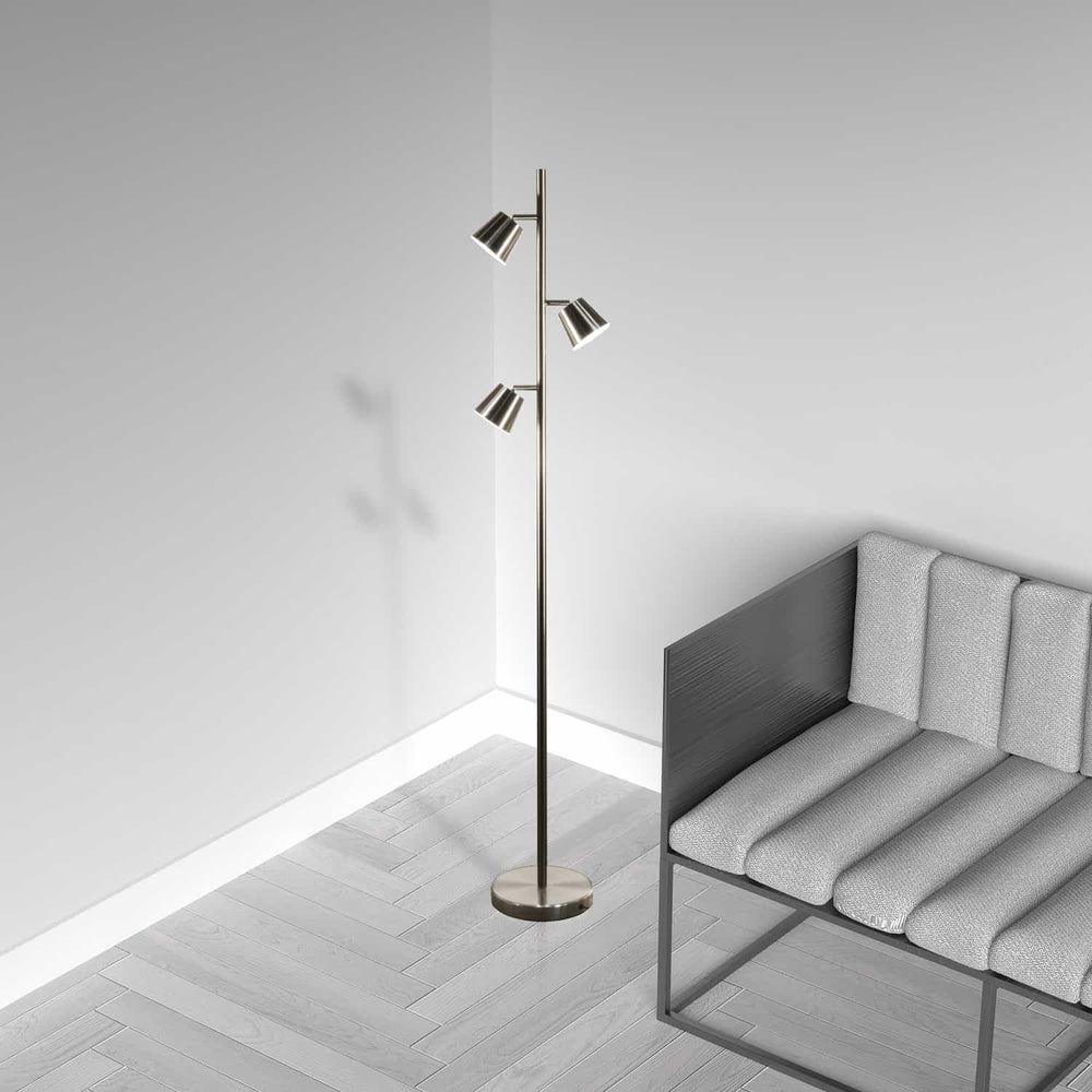 Dainolite Canada - 625LEDF-SC - LED Floor Lamp - Modern - Satin Chrome
