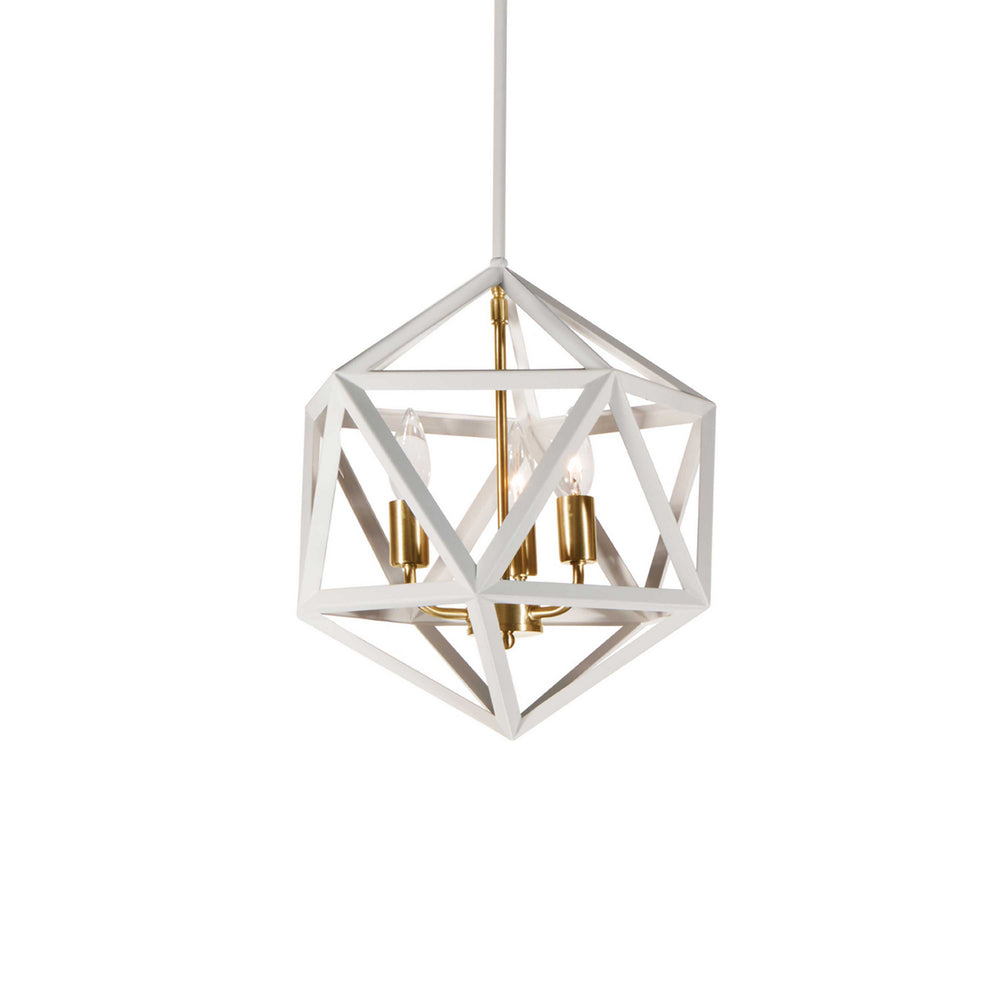 Dainolite Canada - ARC-143C-WH-VB - Three Light Chandelier - Archello - White