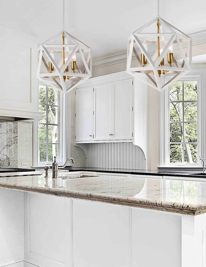 Dainolite Canada - ARC-143C-WH-VB - Three Light Chandelier - Archello - White