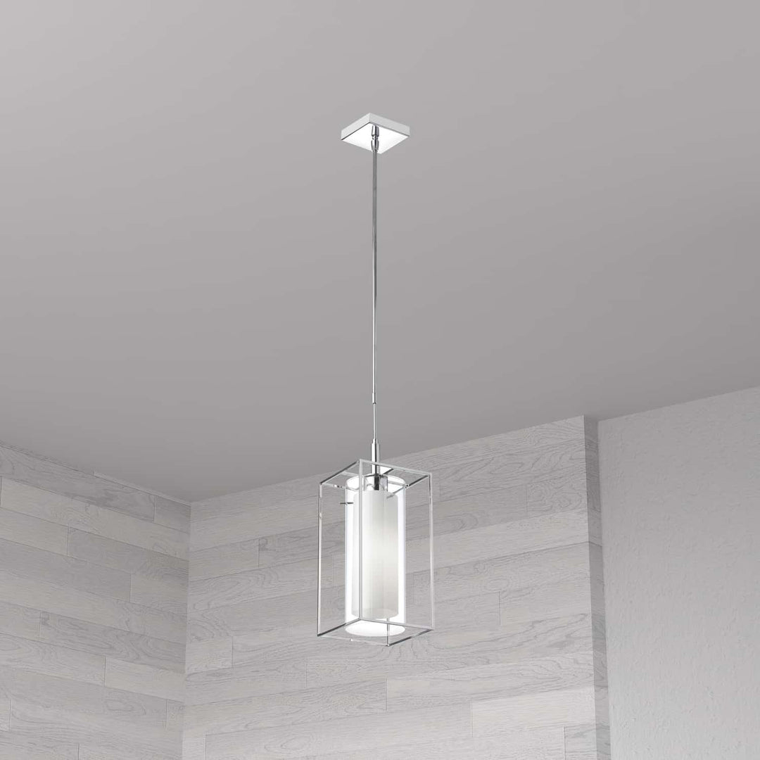 Dainolite Canada - CBE-61P-PC - One Light Pendant - Cubo - Polished Chrome