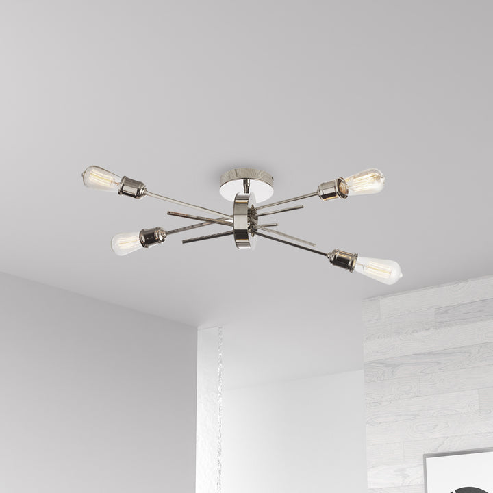 Dainolite Canada - NEB-194W-BC - Four Light Wall Sconce - Nebraska - Polished Chrome