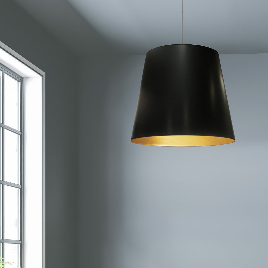 Dainolite Canada - OD-L-698 - One Light Pendant - Oversized Drum - Black