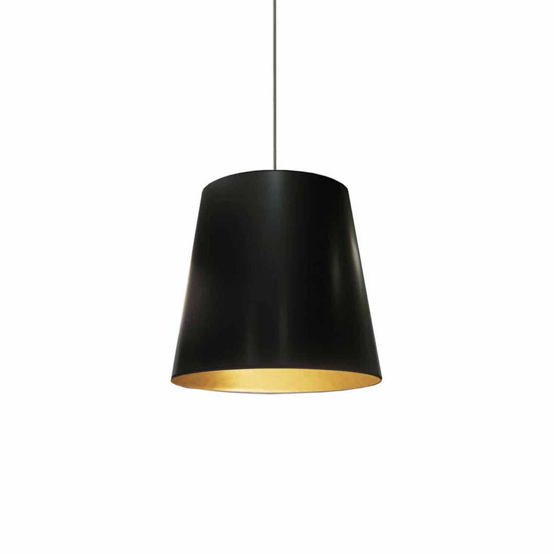 Oversized Drum One Light Pendant in Black - available from The Lighting Shoppe, trusted by Canadian homeowners
