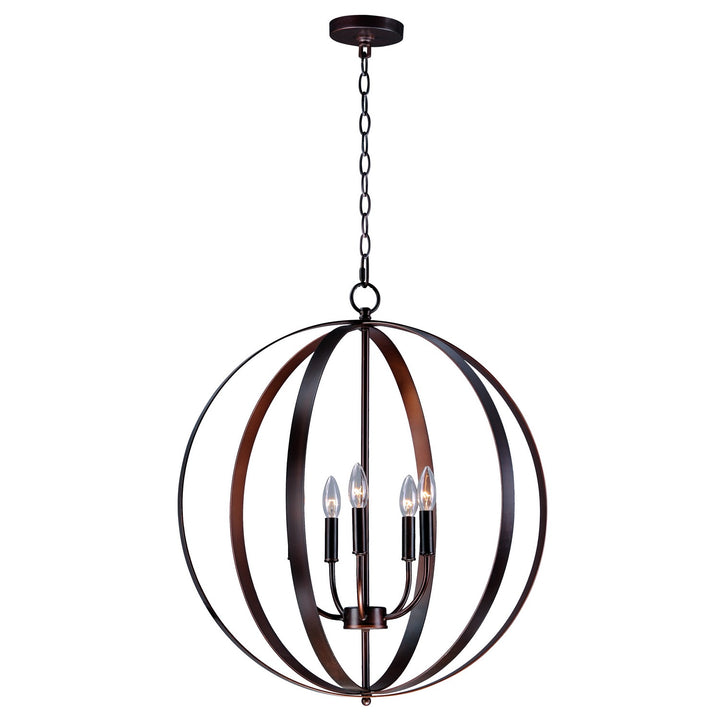 Provident Five Light Chandelier in Oil Rubbed Bronze - available from The Lighting Shoppe, trusted by Canadian homeowners