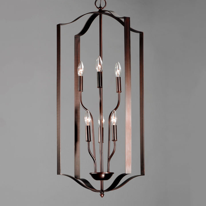 Maxim - 10038OI - Six Light Chandelier - Provident - Oil Rubbed Bronze