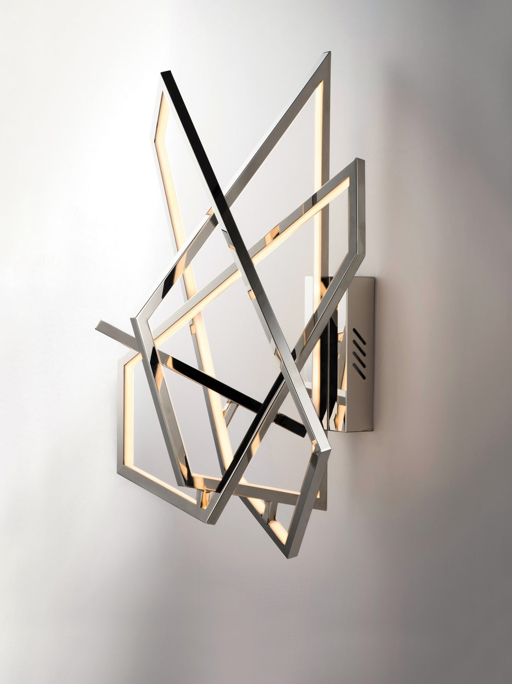 ET2 - E22674-PC - LED Wall Sconce - Trapezoid - Polished Chrome