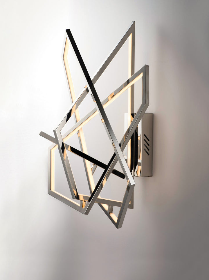 ET2 - E22674-PC - LED Wall Sconce - Trapezoid - Polished Chrome