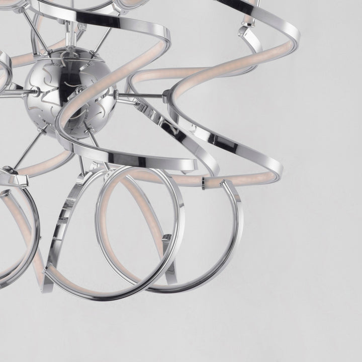 ET2 - E21411-PC - LED Pendant - Chaos - Polished Chrome