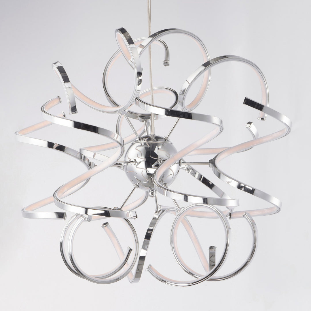 ET2 - E21411-PC - LED Pendant - Chaos - Polished Chrome