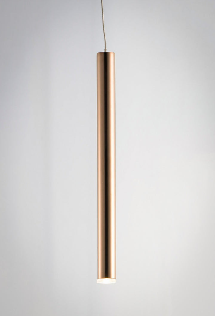 ET2 - E10001-RG - LED Mini Pendant - Flute - Rose Gold