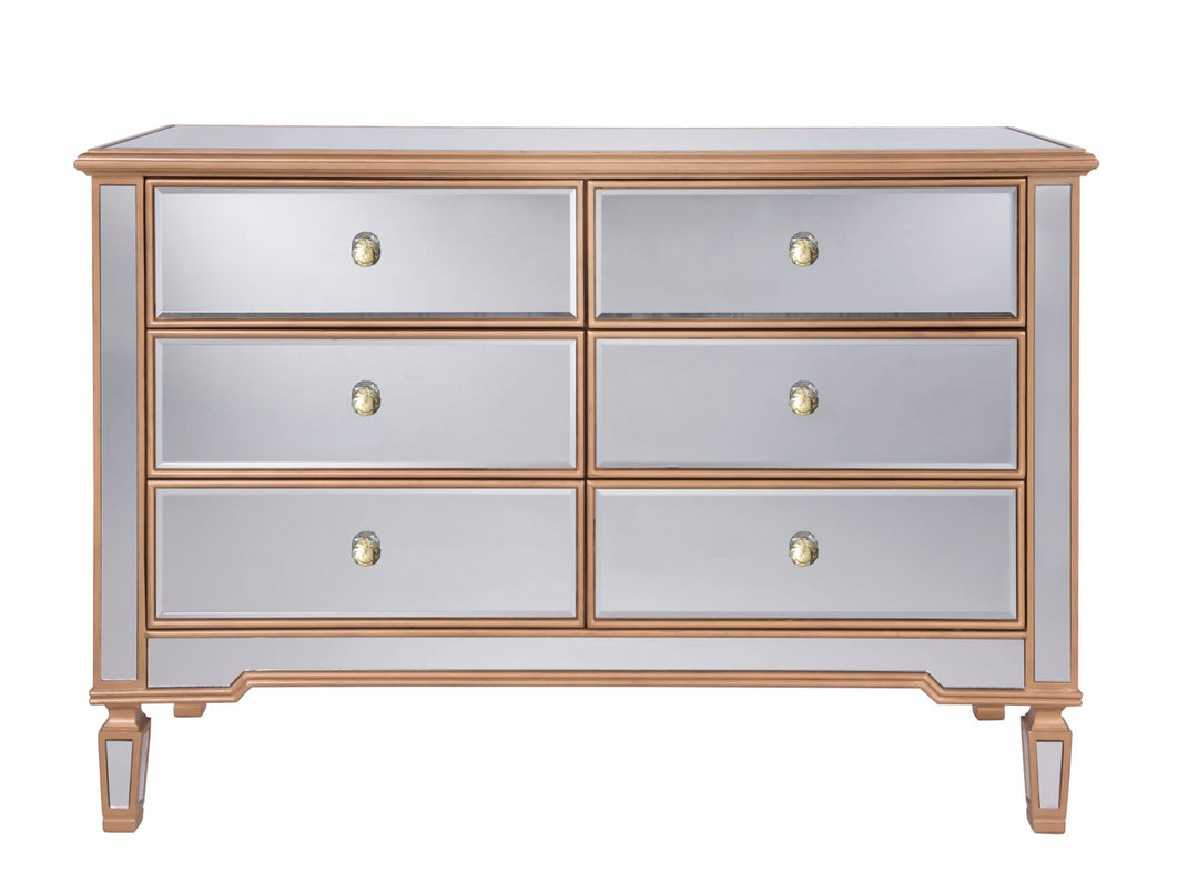 Contempo Dresser in Hand Rubbed Antique Gold - available from The Lighting Shoppe, trusted by Canadian homeowners