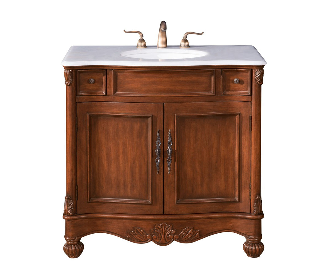 Windsor Single Bathroom Vanity in Teak - available from The Lighting Shoppe, trusted by Canadian homeowners