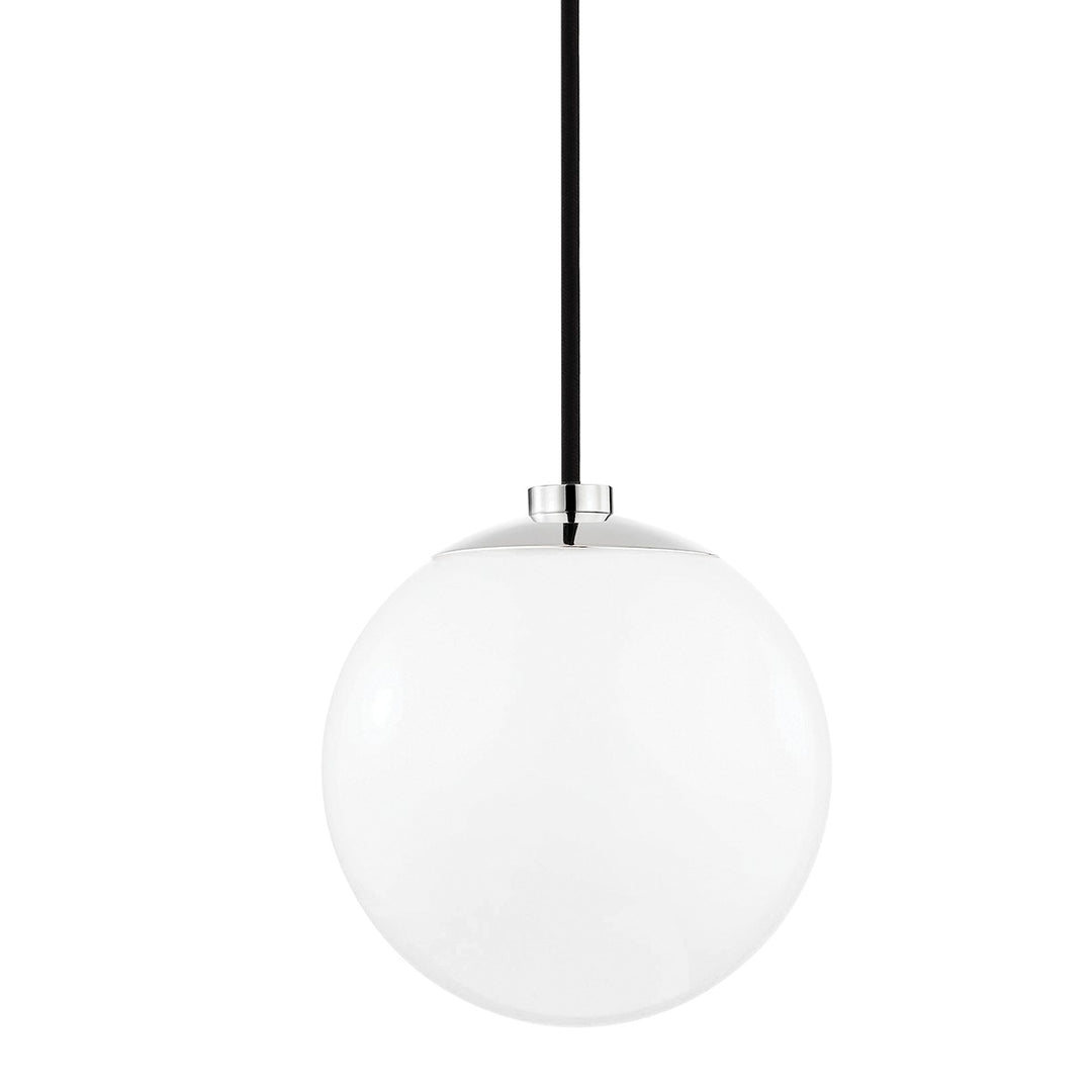 Stella One Light Pendant in Polished Nickel - available from The Lighting Shoppe, trusted by Canadian homeowners
