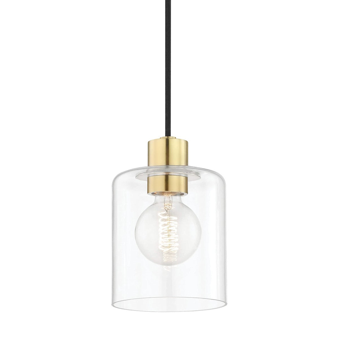 Neko One Light Pendant in Aged Brass - available from The Lighting Shoppe, trusted by Canadian homeowners
