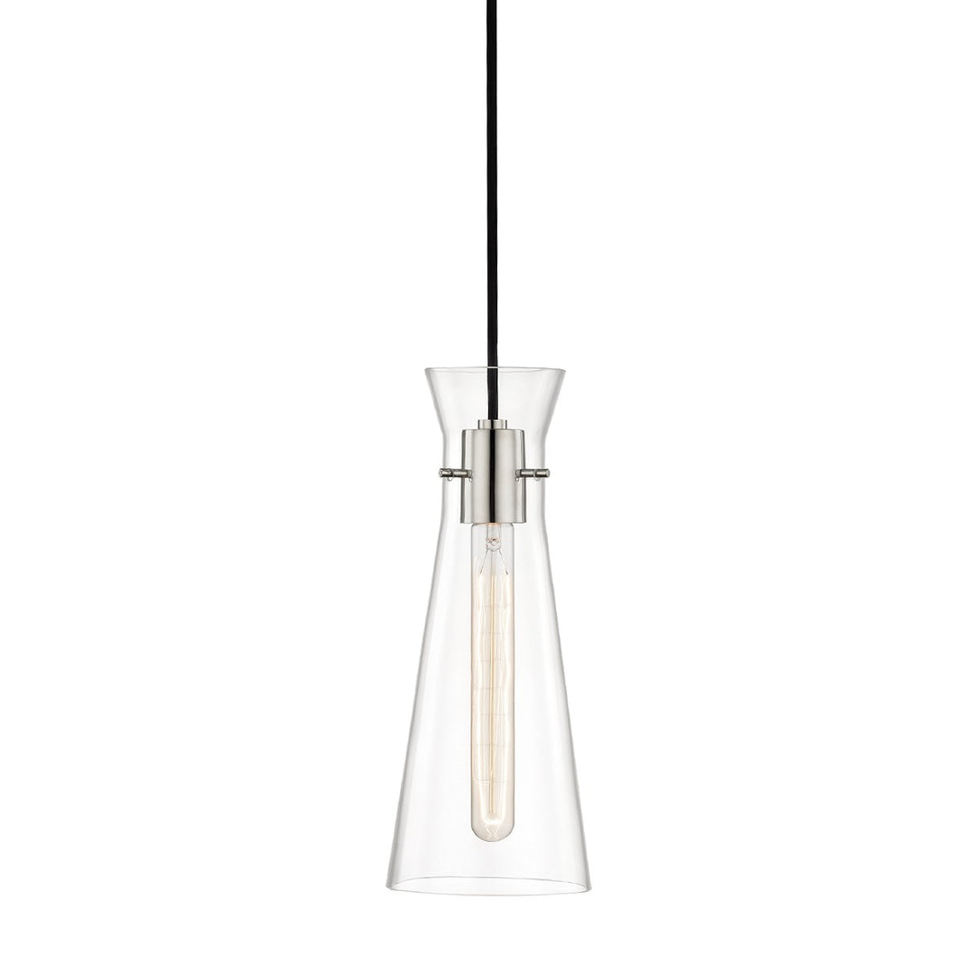 Anya One Light Pendant in Polished Nickel - available from The Lighting Shoppe, trusted by Canadian homeowners
