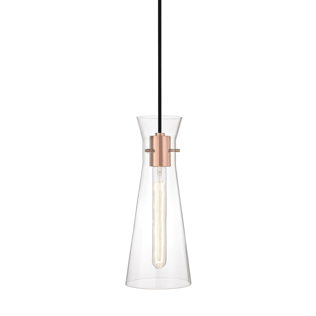 Anya One Light Pendant in Polished Copper - available from The Lighting Shoppe, trusted by Canadian homeowners