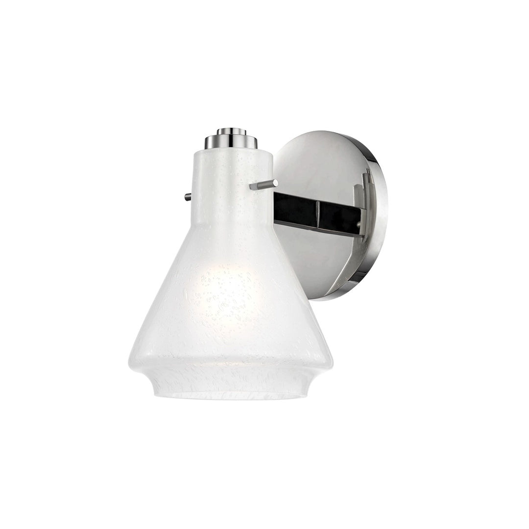 Rosie One Light Bath and Vanity in Polished Nickel - available from The Lighting Shoppe, trusted by Canadian homeowners