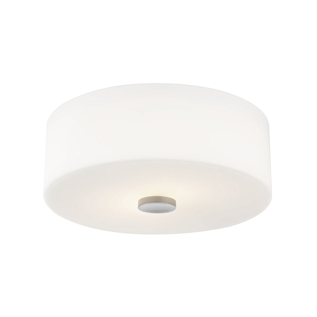Sophie Two Light Flush Mount in Polished Nickel - available from The Lighting Shoppe, trusted by Canadian homeowners