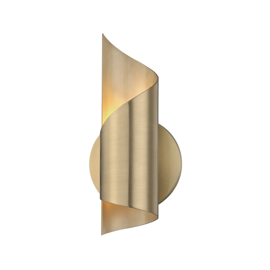 Evie LED Wall Sconce in Aged Brass - available from The Lighting Shoppe, trusted by Canadian homeowners