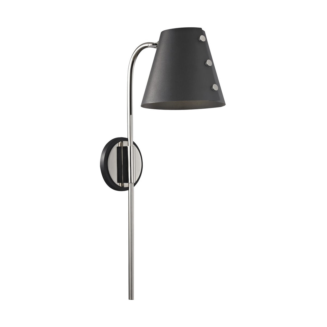 Meta LED Wall Sconce in Polished Nickel/Black - available from The Lighting Shoppe, trusted by Canadian homeowners