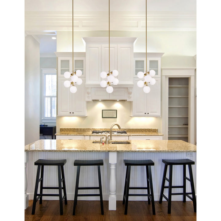 CWI Lighting Canada - 1020P12-8-602 - LED Pendant - Arya - Satin Gold