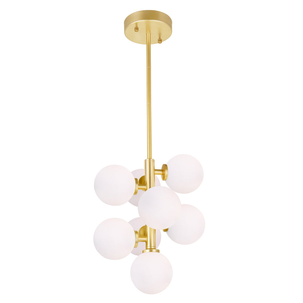Arya LED Pendant in Satin Gold - available from The Lighting Shoppe, trusted by Canadian homeowners