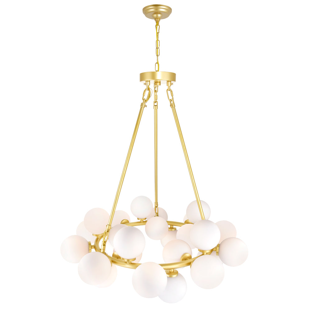CWI Lighting Canada - 1020P26-25-602 - LED Chandelier - Arya - Satin Gold