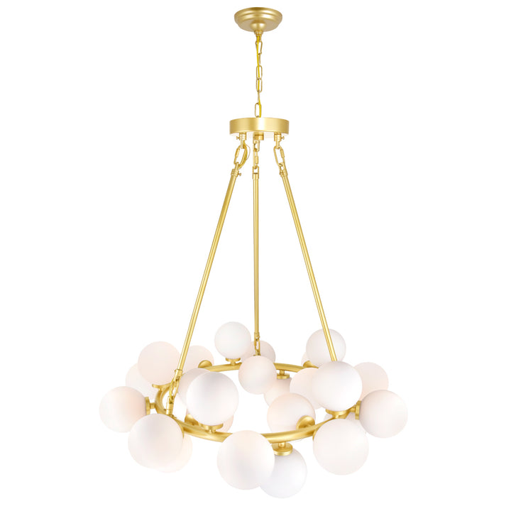 CWI Lighting Canada - 1020P26-25-602 - LED Chandelier - Arya - Satin Gold