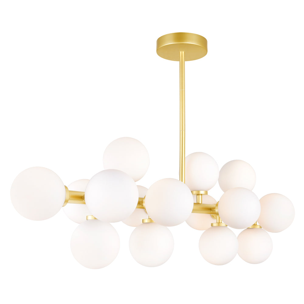 CWI Lighting Canada - 1020P36-16-602 - LED Chandelier - Arya - Satin Gold
